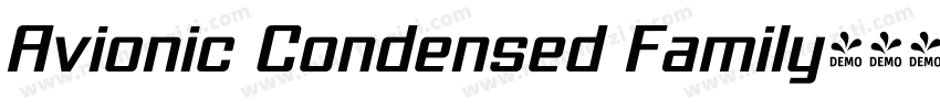 Avionic Condensed Family字体转换